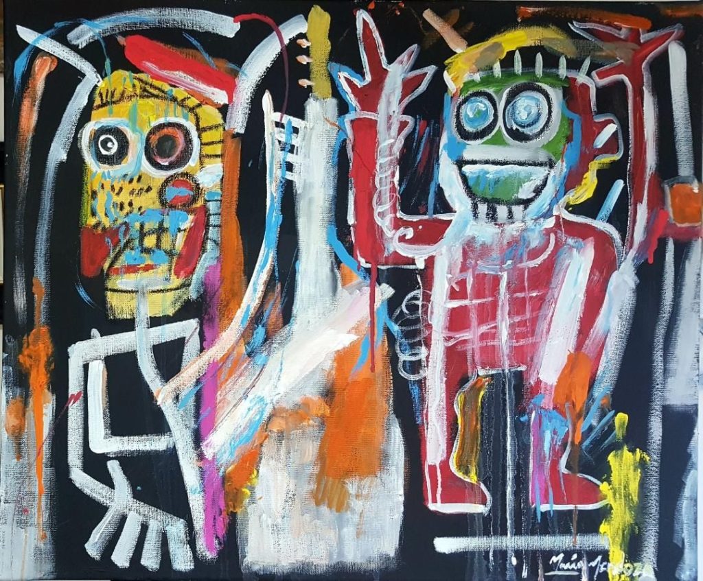 jean-michel-basquiat-Dustheads,1982 - Marco Bertoli